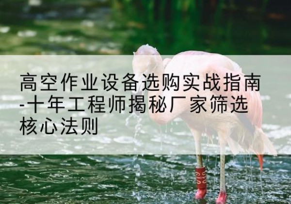 舒兰剪叉式升降机厂家-高空作业设备选购实战指南-十年工程师揭秘厂家筛选核心法则